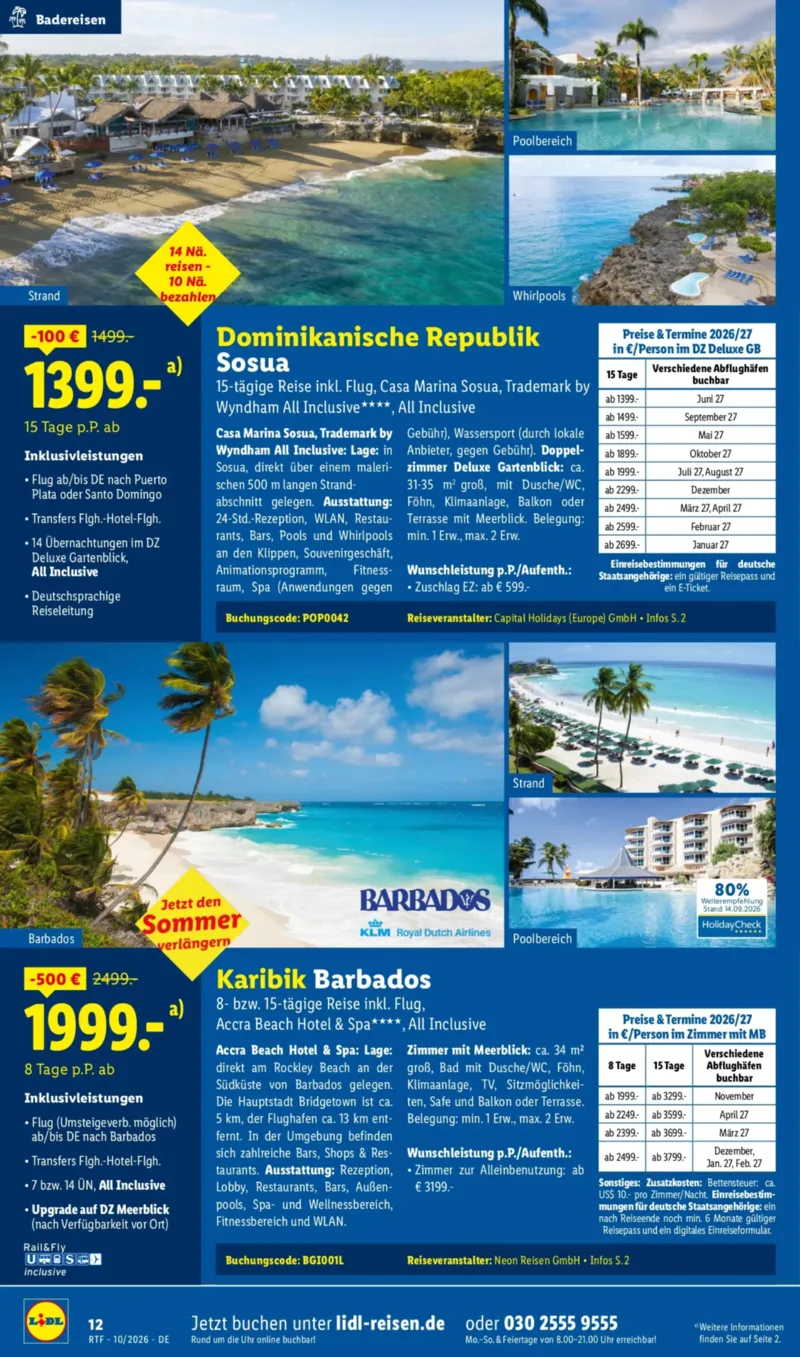 Lidl-Reisen Prospekt vom 14.10.2026, Seite 12