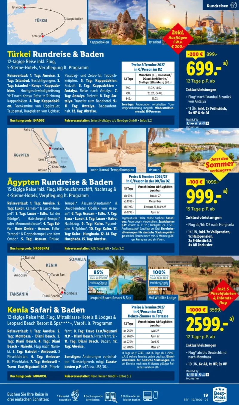 Lidl-Reisen Prospekt vom 14.10.2026, Seite 19