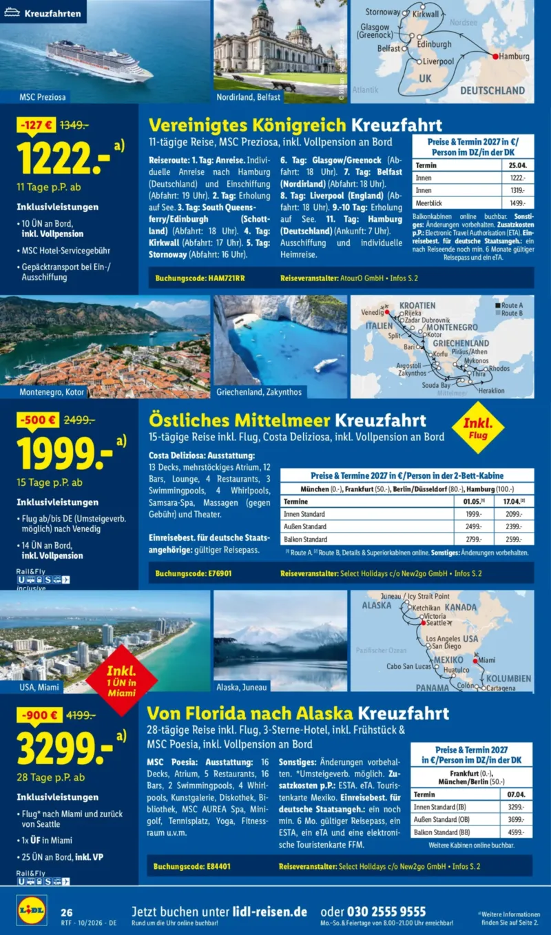 Lidl-Reisen Prospekt vom 14.10.2026, Seite 26