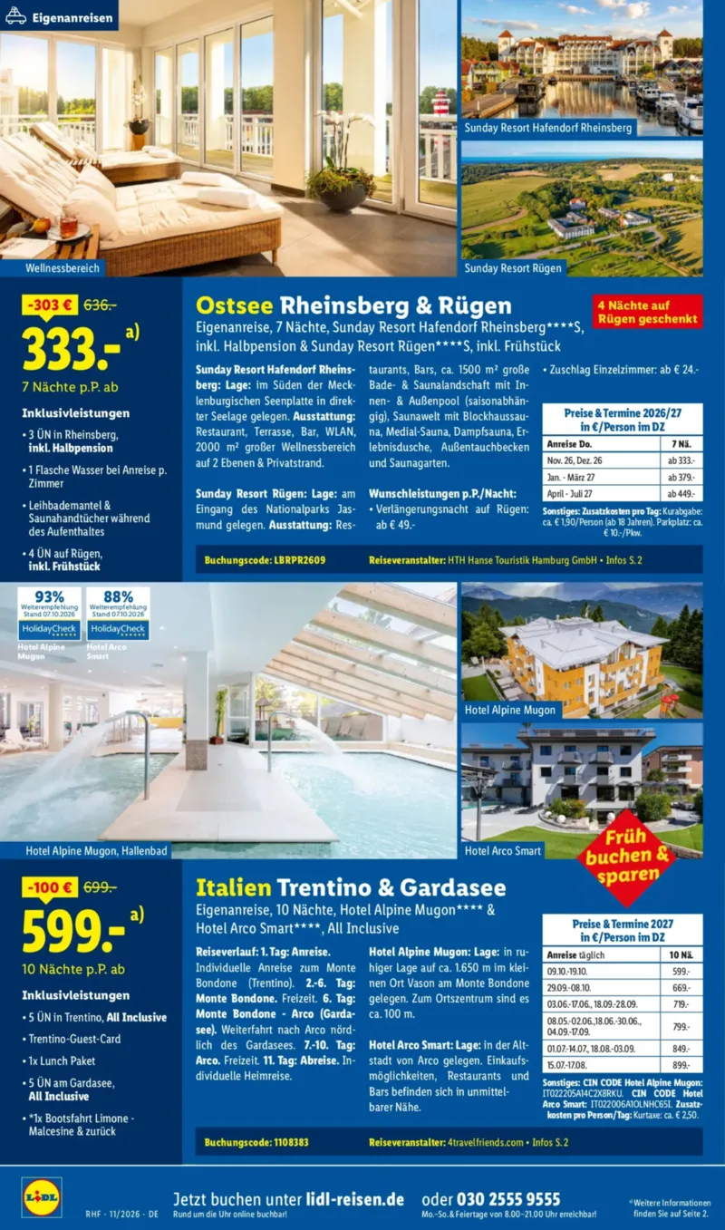 Lidl-Reisen Prospekt vom 28.10.2026, Seite 8