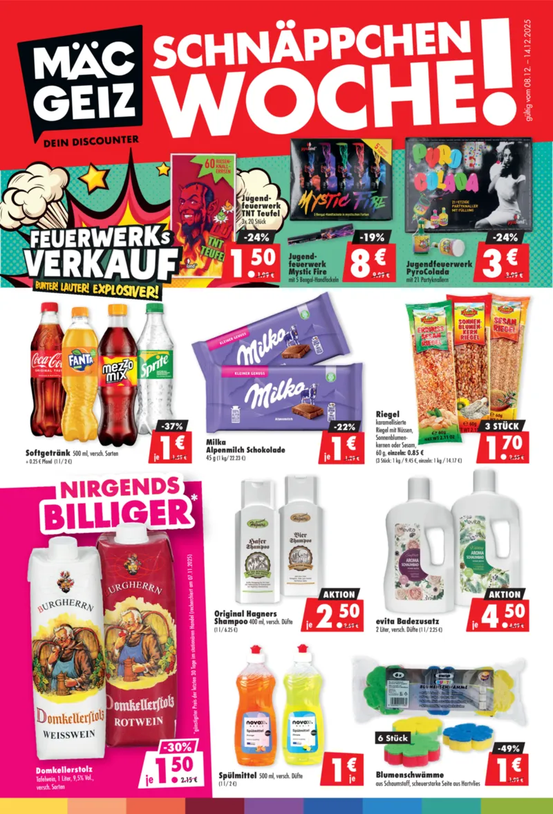 Mäc-Geiz Prospekt vom 08.12.2025, Seite 1