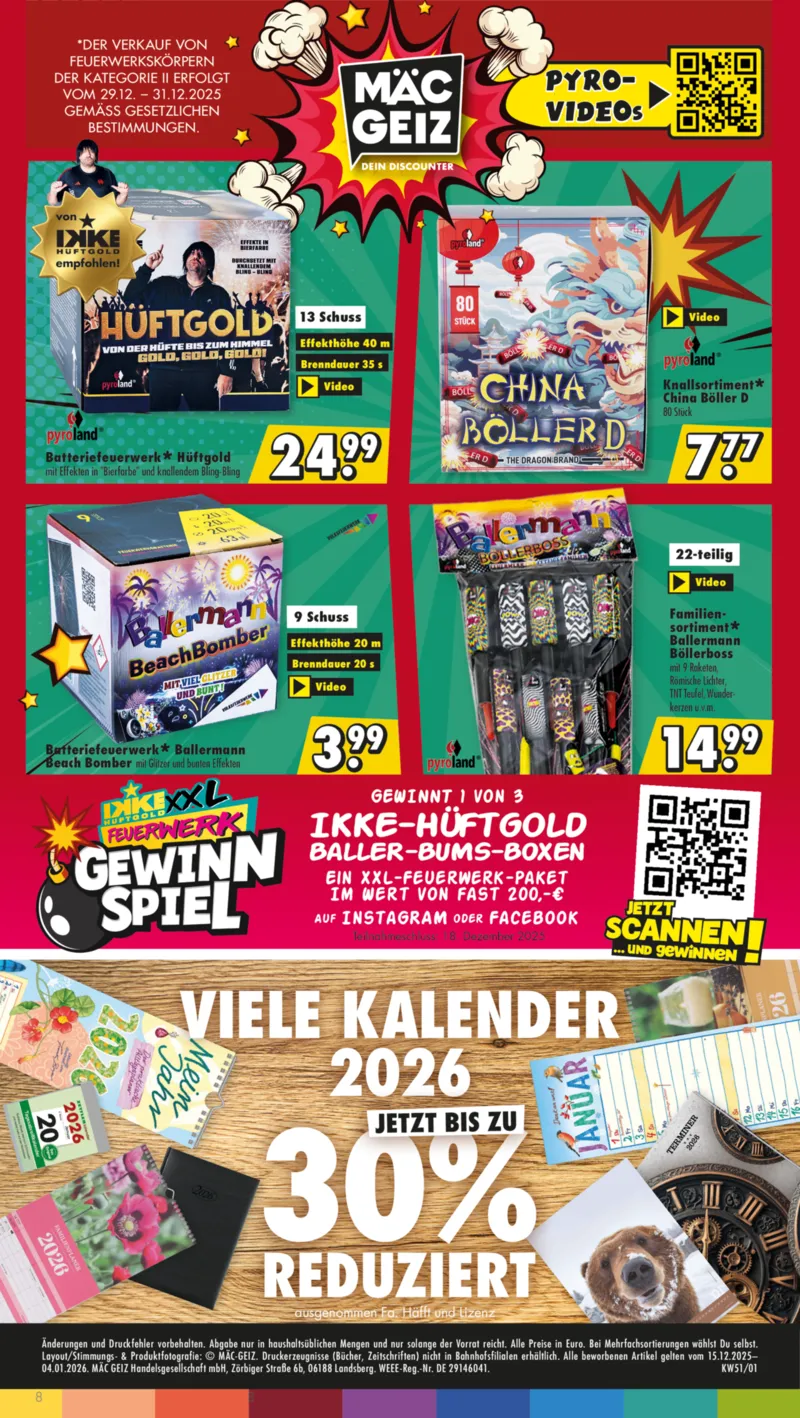 Mäc-Geiz Prospekt vom 15.12.2025, Seite 8