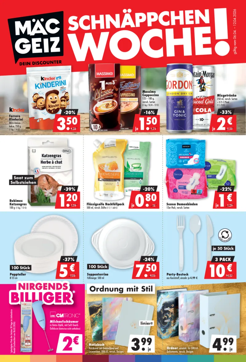 Mäc-Geiz Prospekt vom 06.04.2026, Seite 1