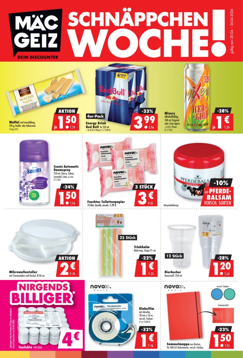 Mäc-Geiz Prospekt vom 20.04.2026, Seite 1