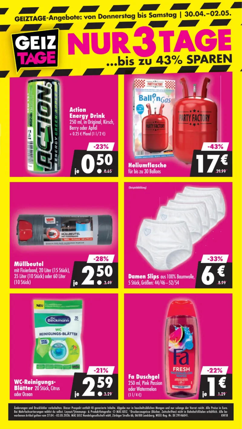 Mäc-Geiz Prospekt vom 27.04.2026, Seite 8