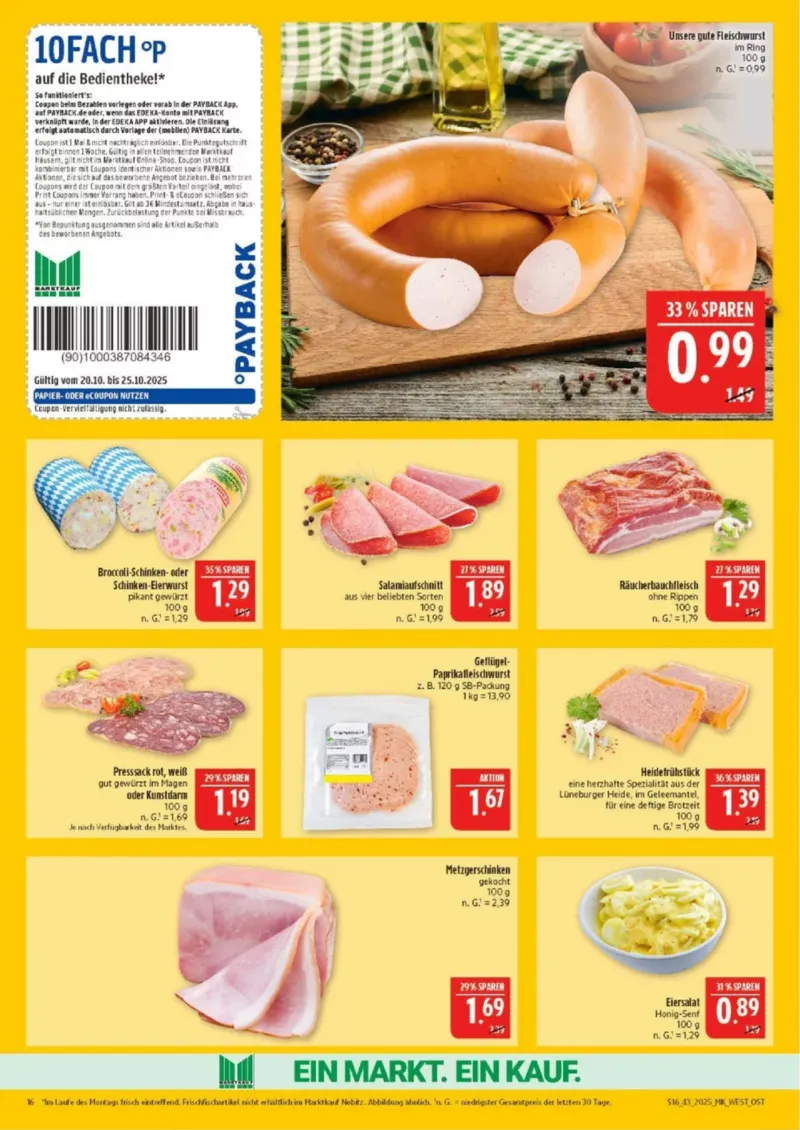 Marktkauf Prospekt vom 20.10.2025, Seite 16 Marktkauf Prospekt vom 20.10.2025, Seite 16