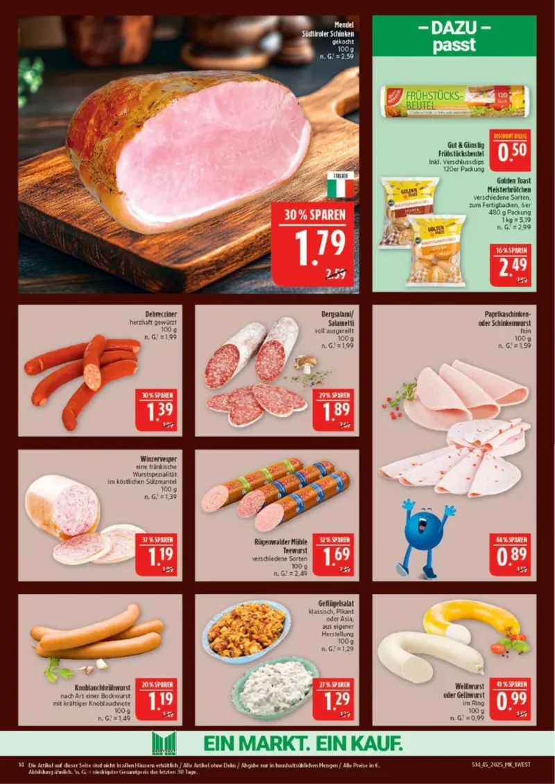 Marktkauf Prospekt vom 03.11.2025, Seite 14 Marktkauf Prospekt vom 03.11.2025, Seite 14