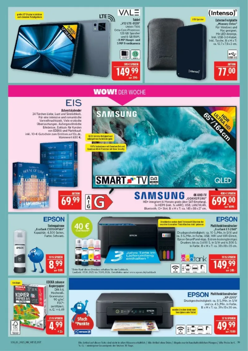 Marktkauf Prospekt vom 03.11.2025, Seite 39 Marktkauf Prospekt vom 03.11.2025, Seite 39