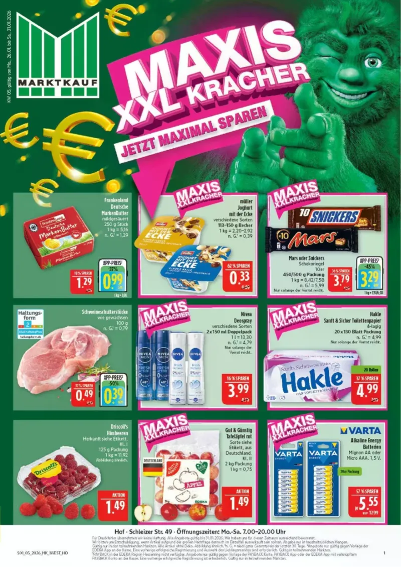 Marktkauf Prospekt vom 26.01.2026, Seite 1