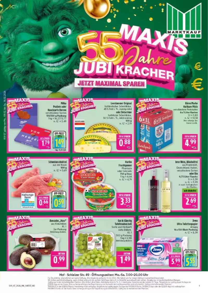 Marktkauf Prospekt vom 09.02.2026, Seite 1