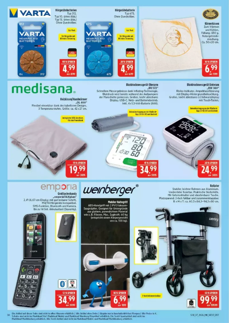 Marktkauf Prospekt vom 09.02.2026, Seite 38