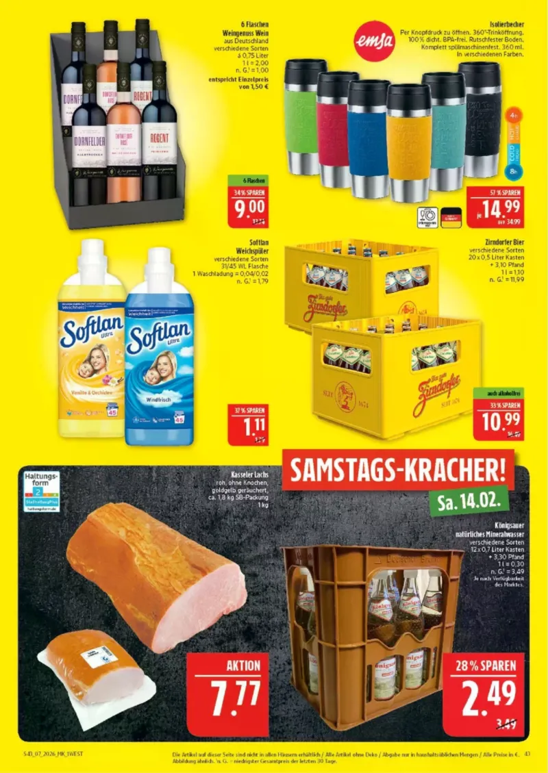 Marktkauf Prospekt vom 09.02.2026, Seite 43