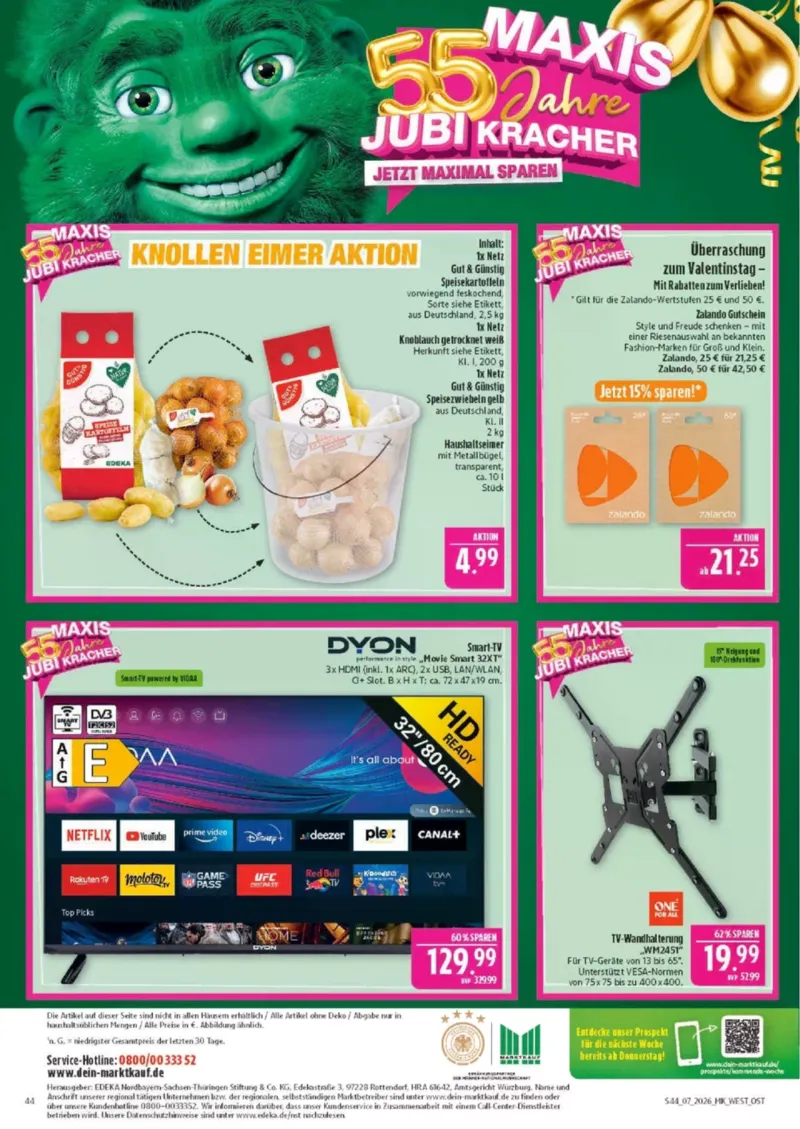 Marktkauf Prospekt vom 09.02.2026, Seite 44