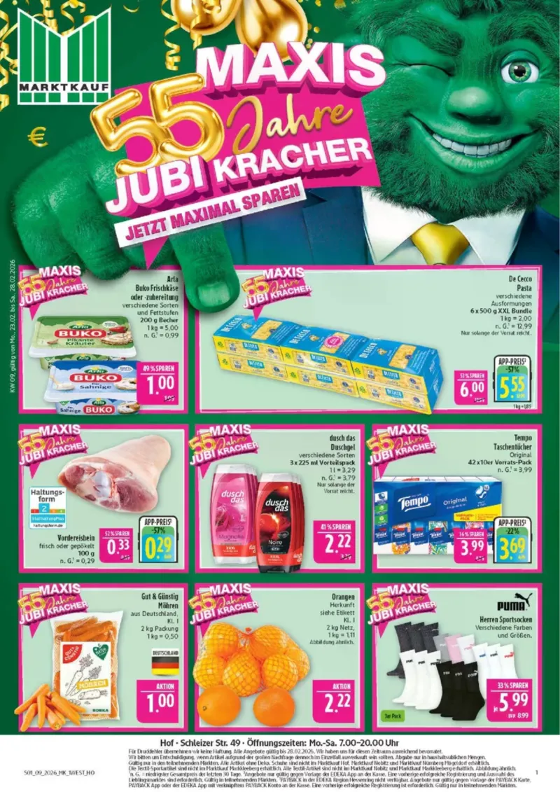 Marktkauf Prospekt vom 23.02.2026, Seite 1