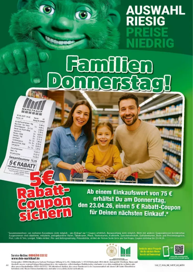 Marktkauf Prospekt vom 20.04.2026, Seite 44