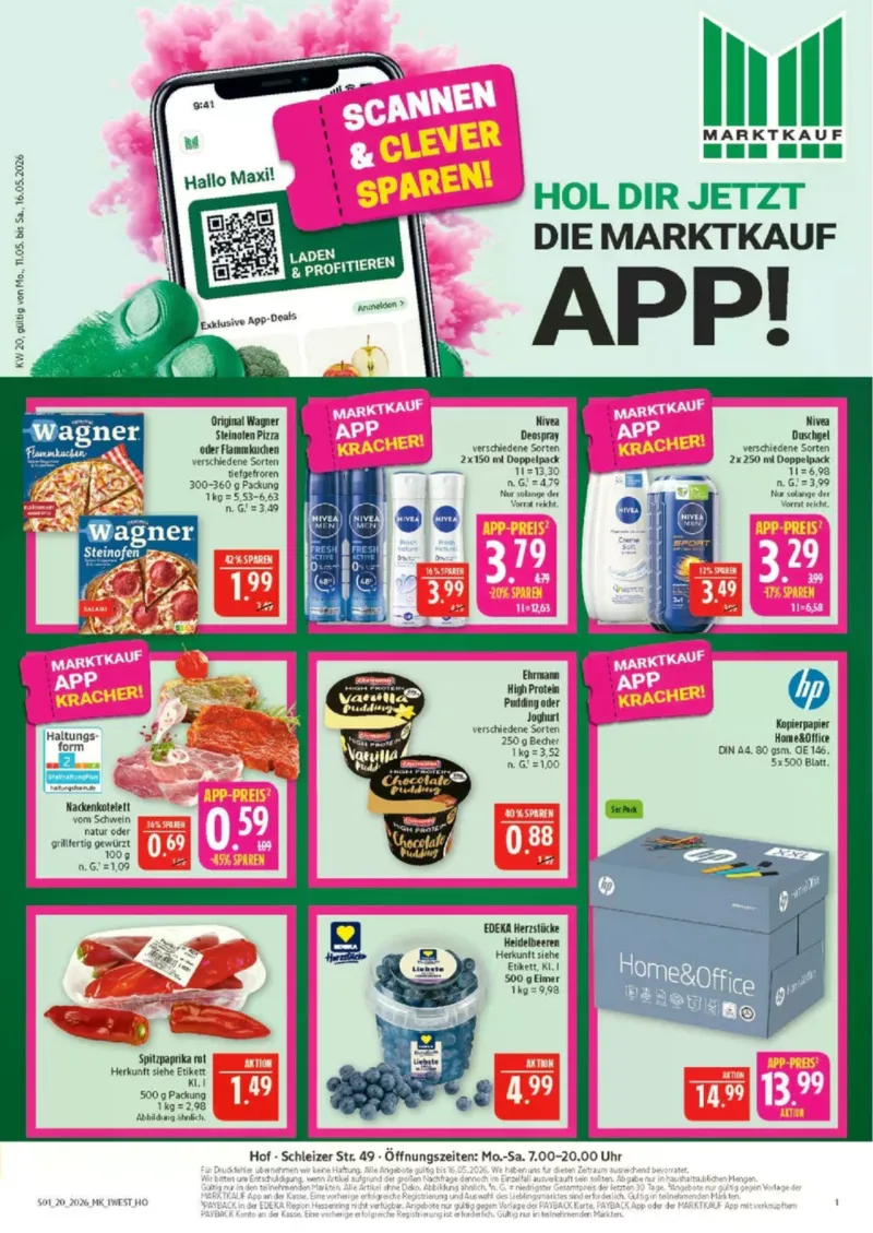 Marktkauf Prospekt vom 11.05.2026, Seite 1