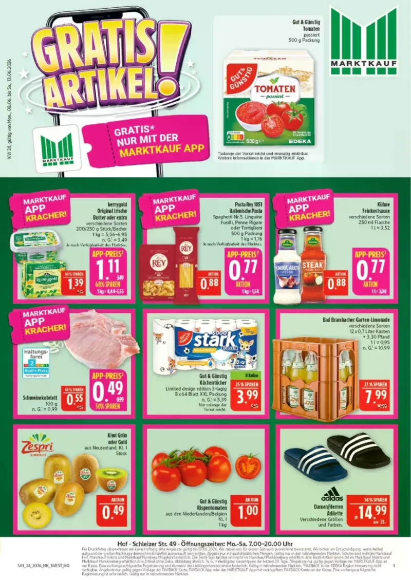 Marktkauf Prospekt vom 08.06.2026, Seite 1