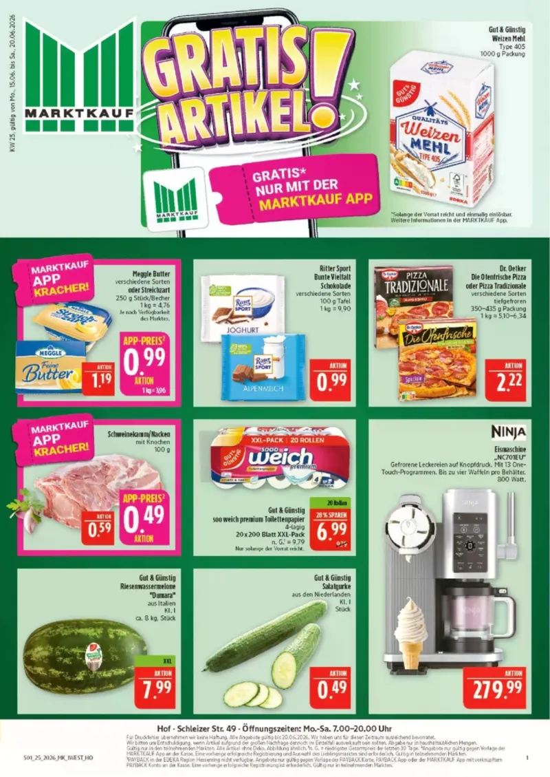 Marktkauf Prospekt vom 15.06.2026, Seite 1