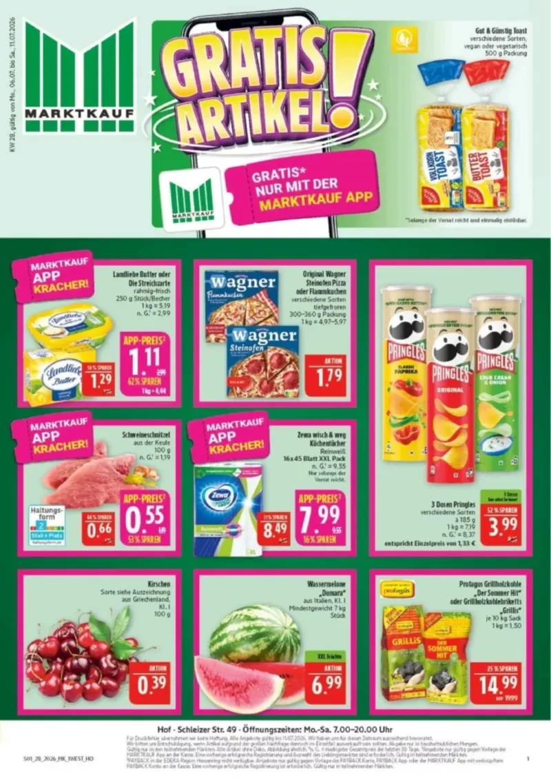 Marktkauf Prospekt vom 06.07.2026, Seite 1