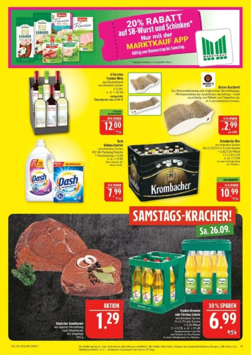 Marktkauf Prospekt vom 21.09.2026, Seite 43