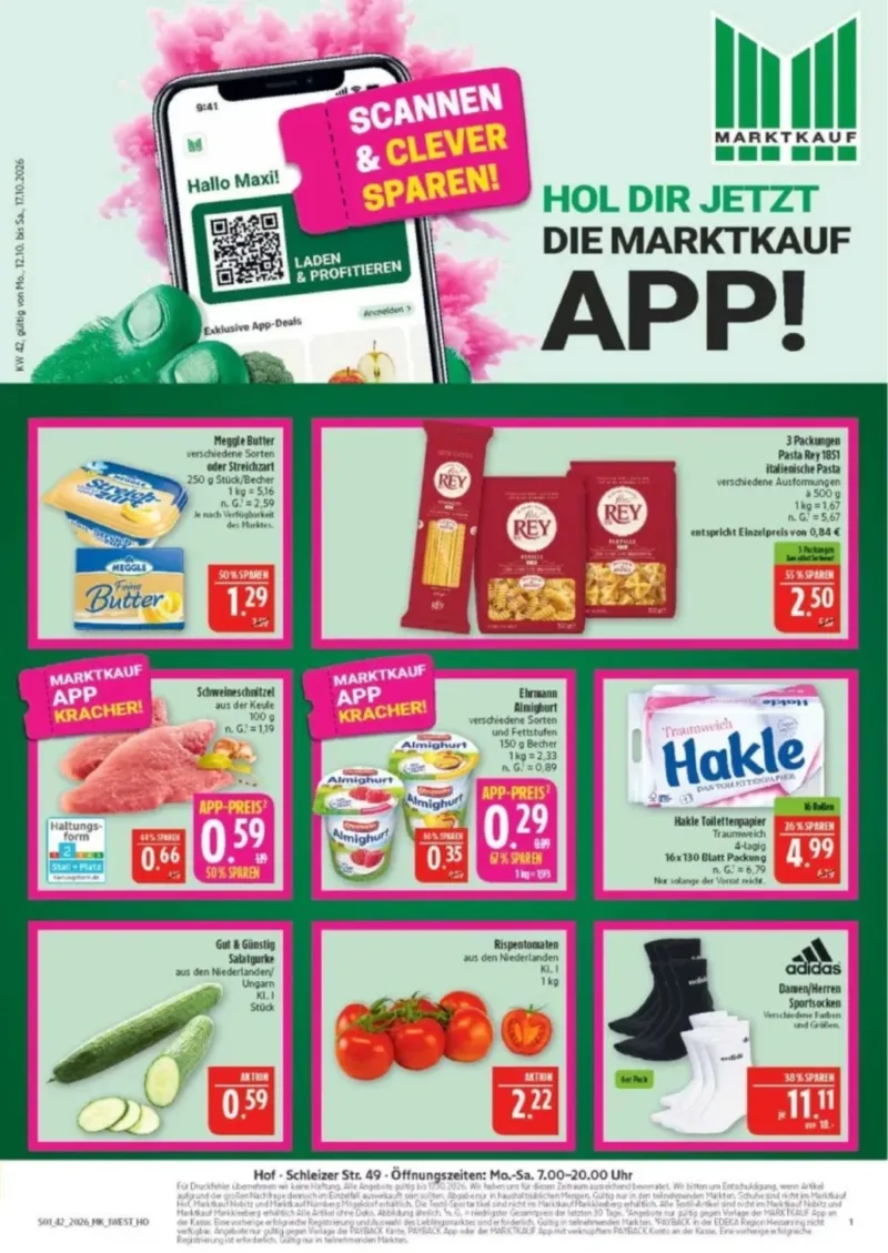 Marktkauf Prospekt vom 12.10.2026, Seite 1