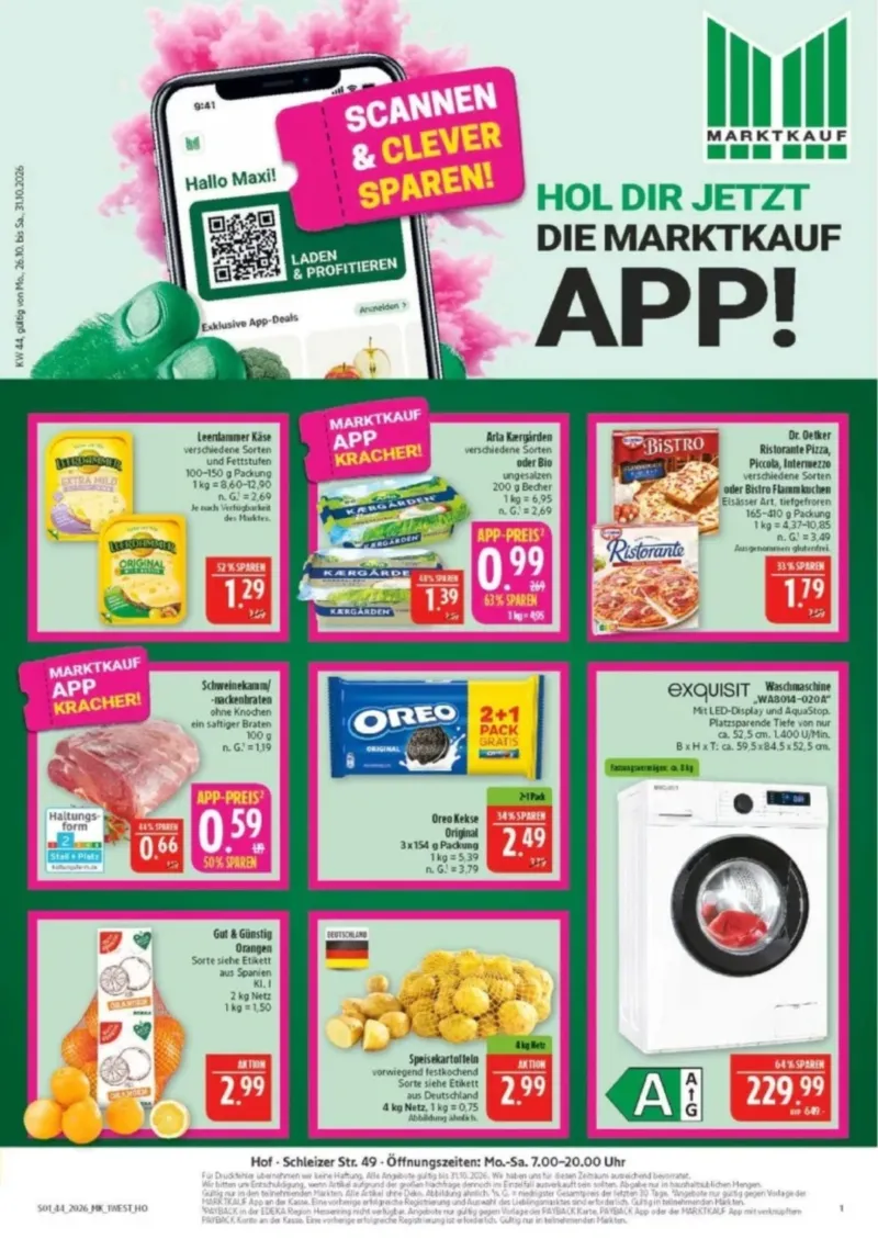 Marktkauf Prospekt vom 26.10.2026, Seite 1