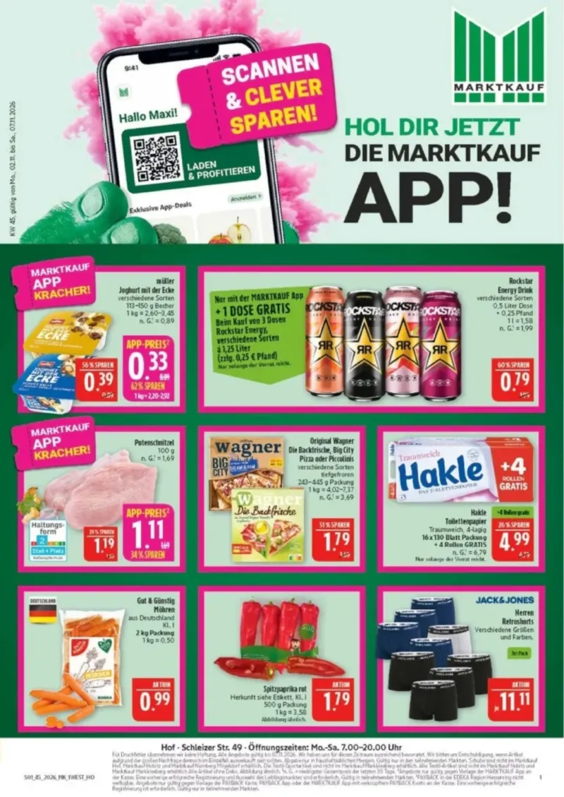 Marktkauf Prospekt vom 02.11.2026, Seite 1