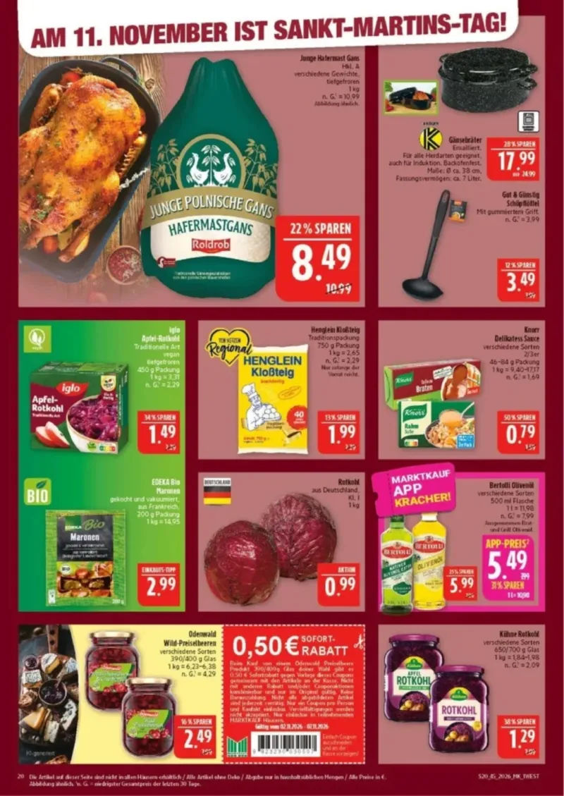 Marktkauf Prospekt vom 02.11.2026, Seite 20
