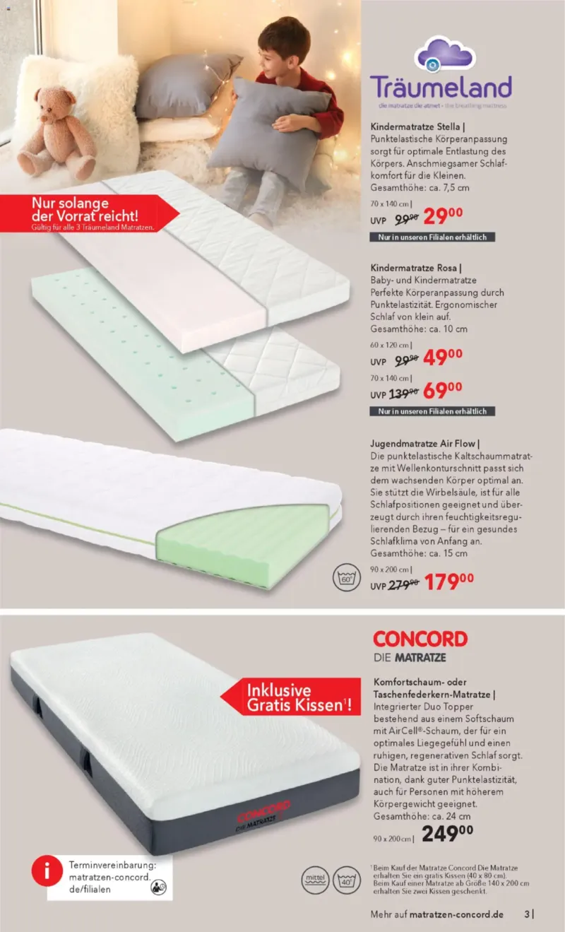Matratzen Concord Prospekt vom 29.10.2025, Seite 3 Matratzen Concord Prospekt vom 29.10.2025, Seite 3