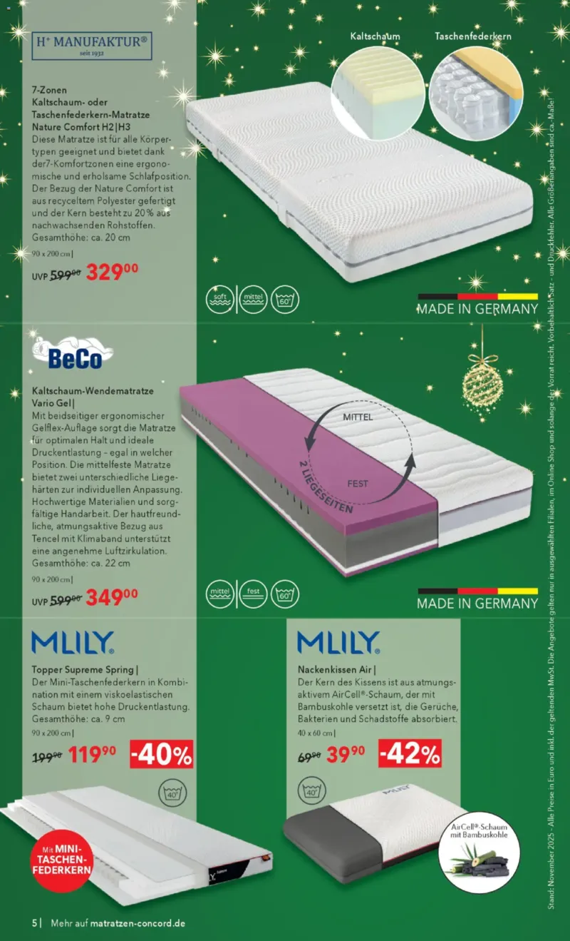 Matratzen Concord Prospekt vom 26.11.2025, Seite 5