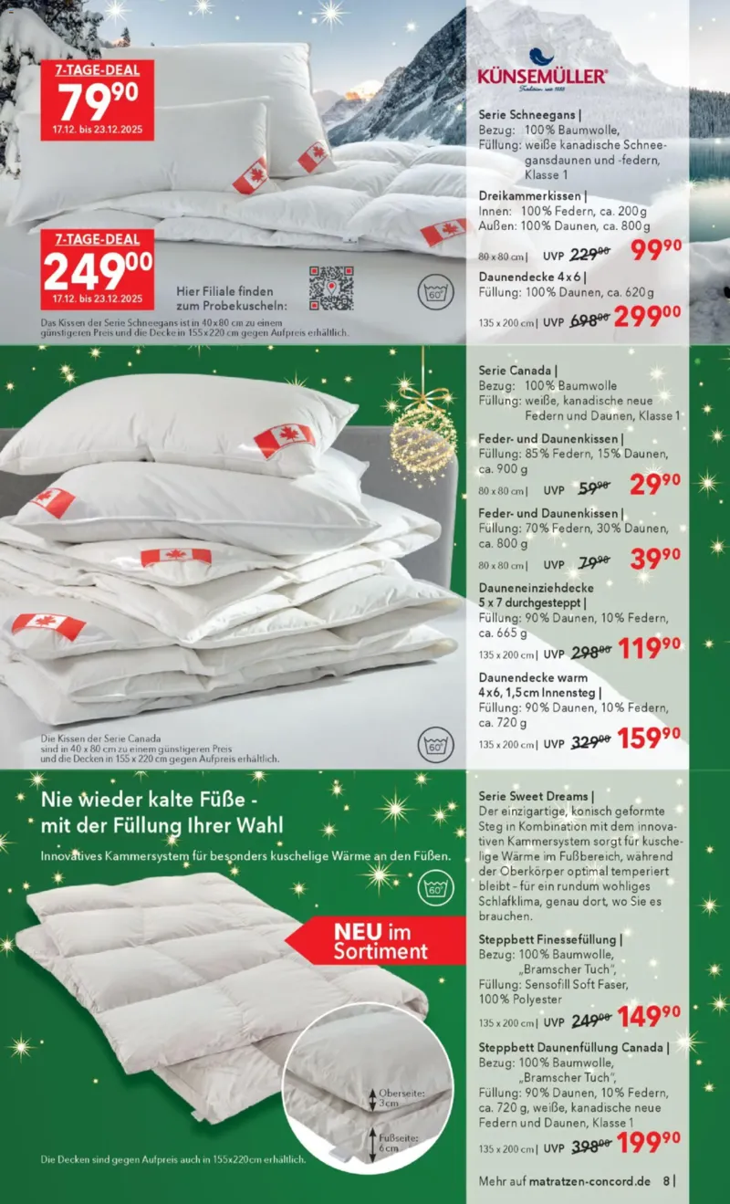 Matratzen Concord Prospekt vom 26.11.2025, Seite 8