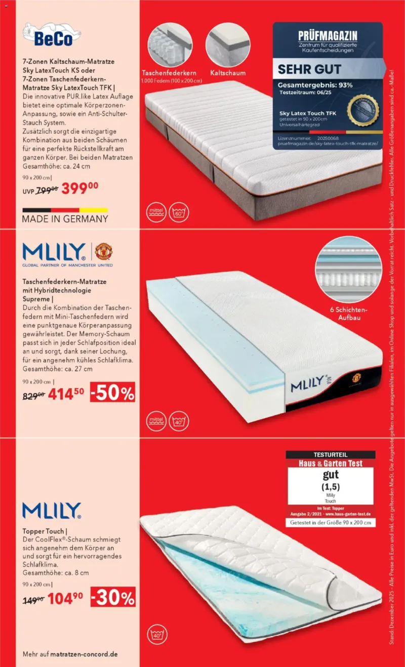 Matratzen Concord Prospekt vom 27.12.2025, Seite 4