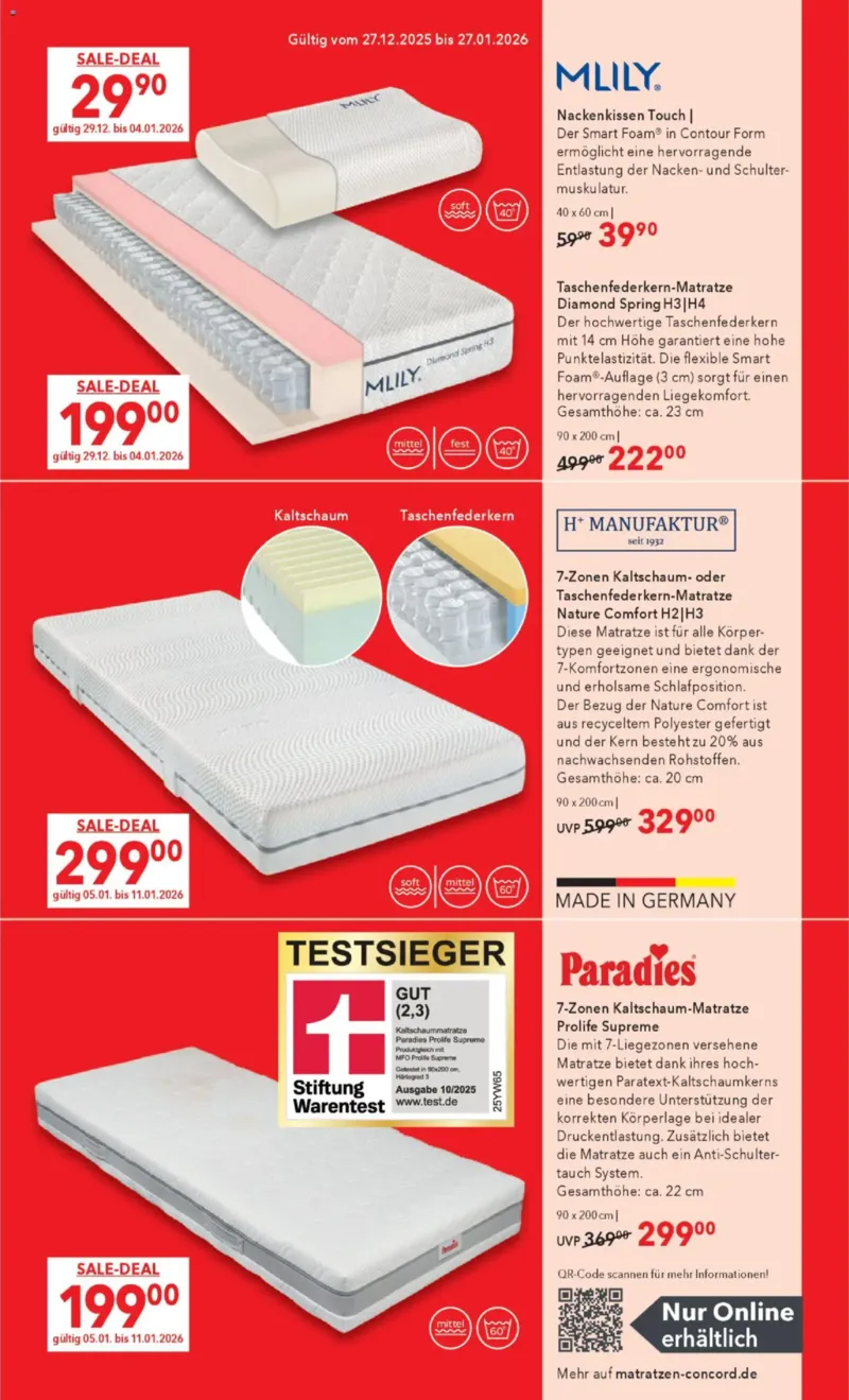 Matratzen Concord Prospekt vom 27.12.2025, Seite 6