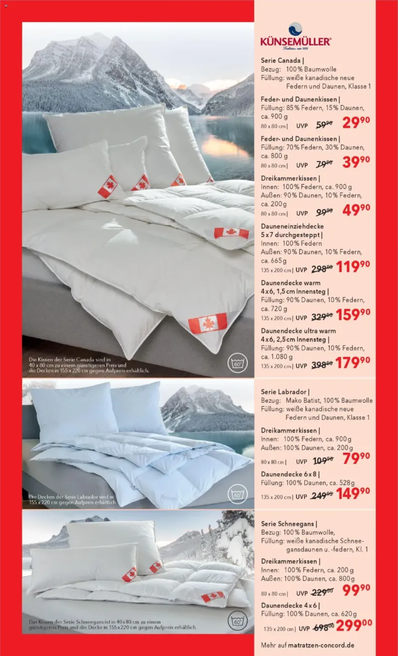 Matratzen Concord Prospekt vom 27.12.2025, Seite 9