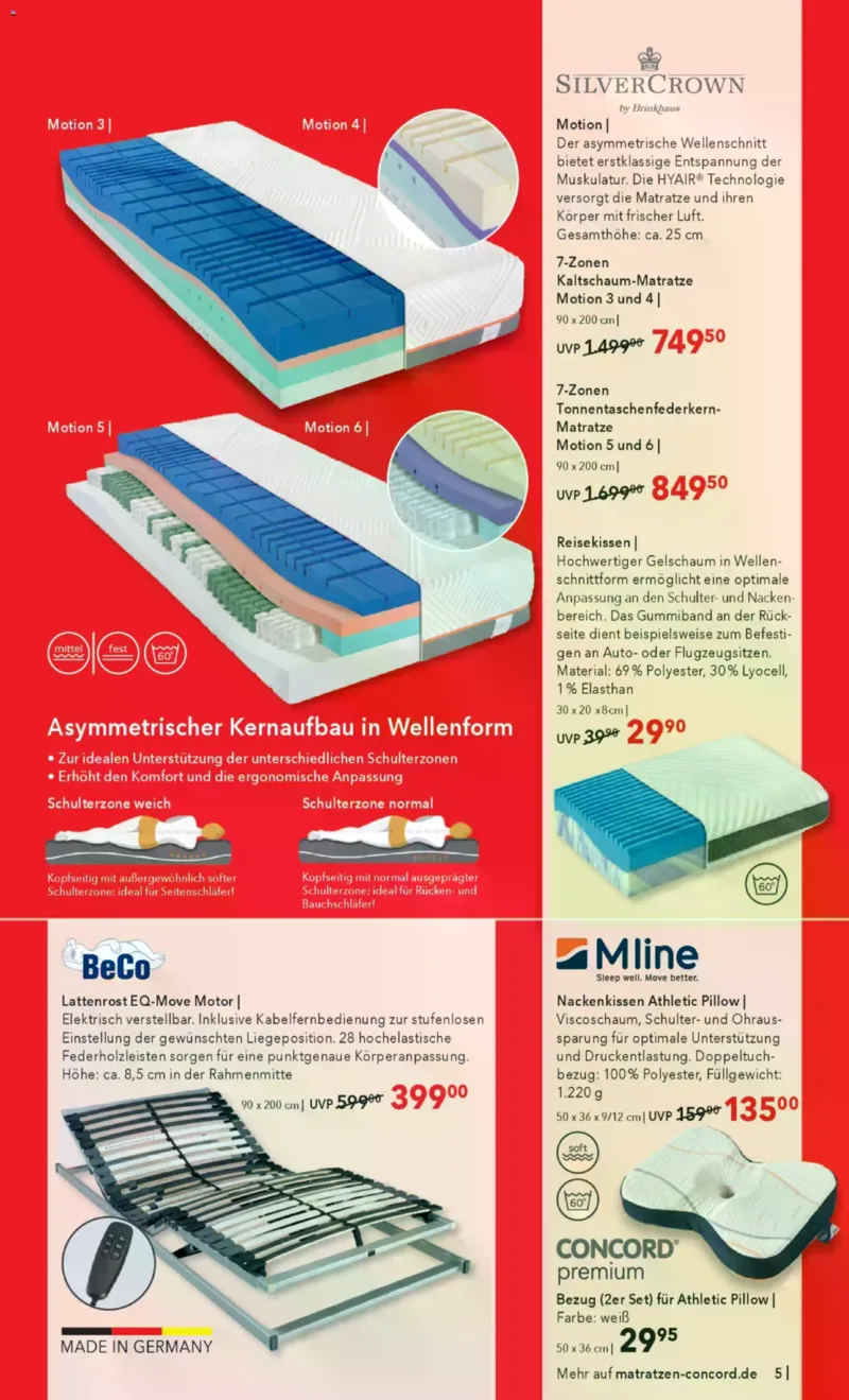 Matratzen Concord Prospekt vom 28.01.2026, Seite 5