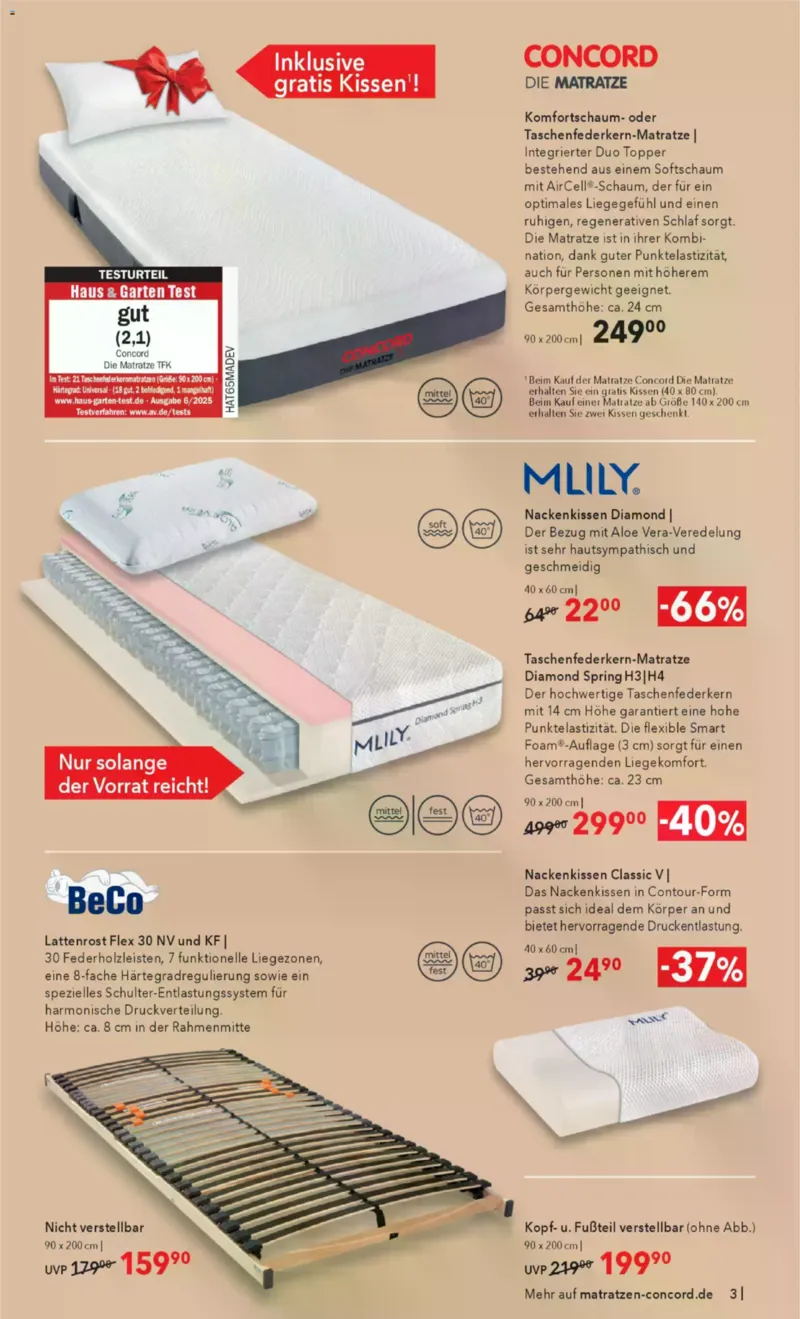 Matratzen Concord Prospekt vom 25.02.2026, Seite 3