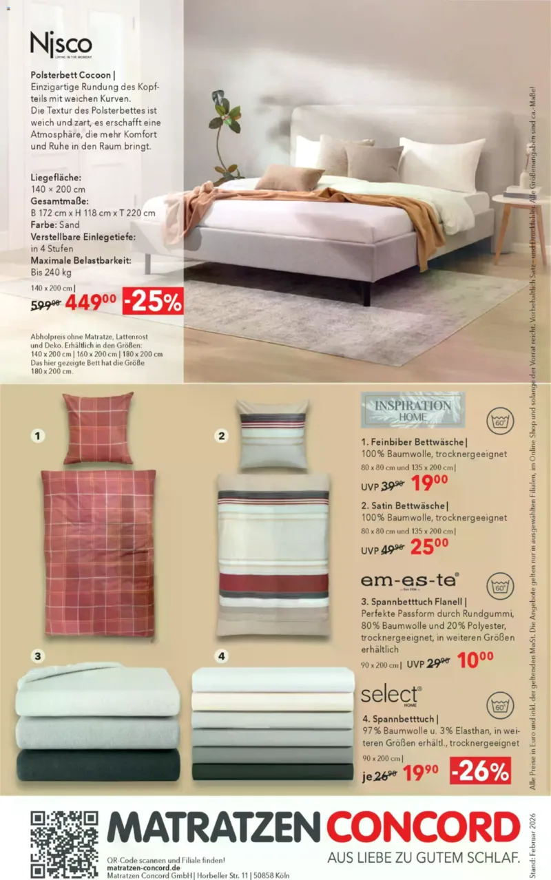 Matratzen Concord Prospekt vom 25.02.2026, Seite 8