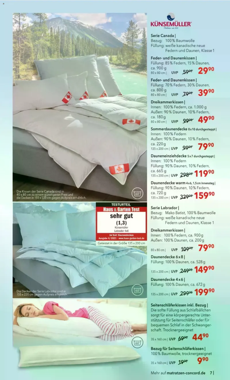 Matratzen Concord Prospekt vom 25.03.2026, Seite 7