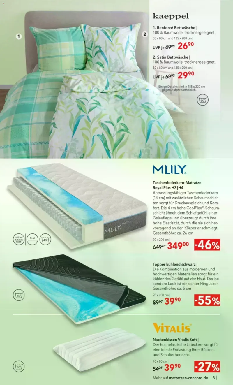 Matratzen Concord Prospekt vom 29.04.2026, Seite 3