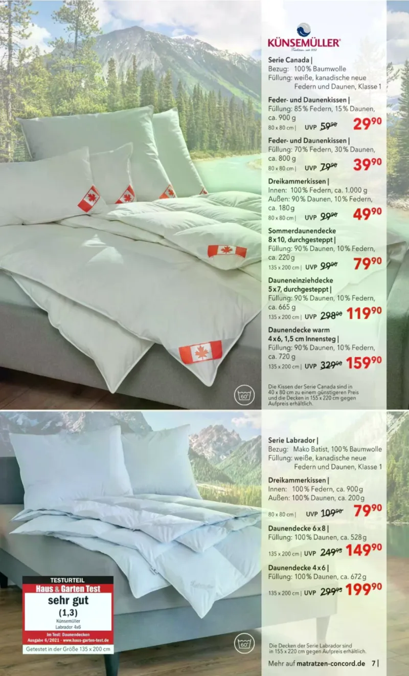 Matratzen Concord Prospekt vom 29.04.2026, Seite 7