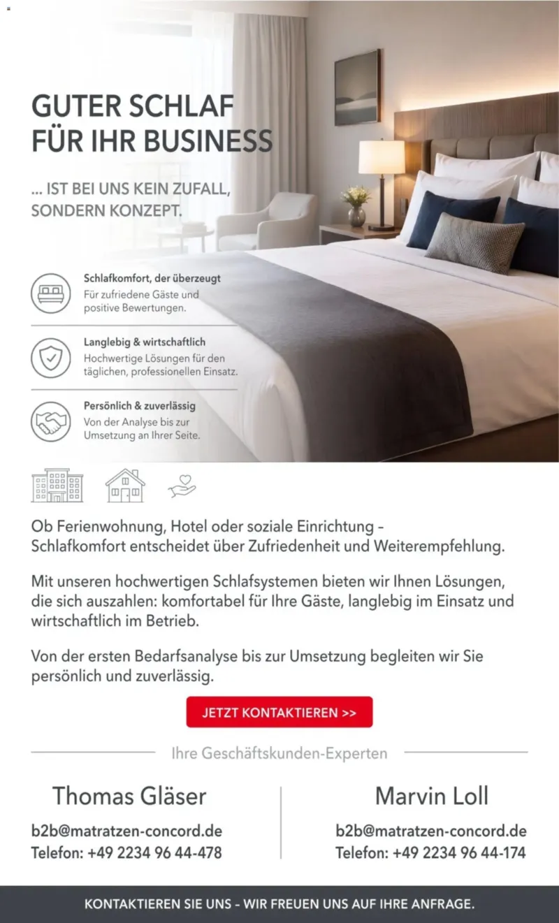 Matratzen Concord Prospekt vom 01.10.2026, Seite 10