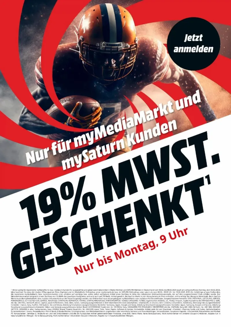 Media Markt Prospekt vom 06.02.2025, Seite 1