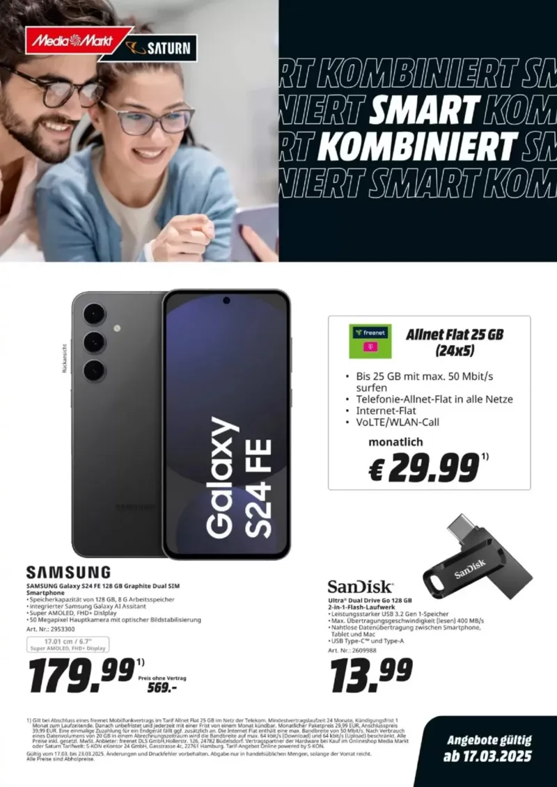 Media Markt Prospekt vom 17.03.2025, Seite 1