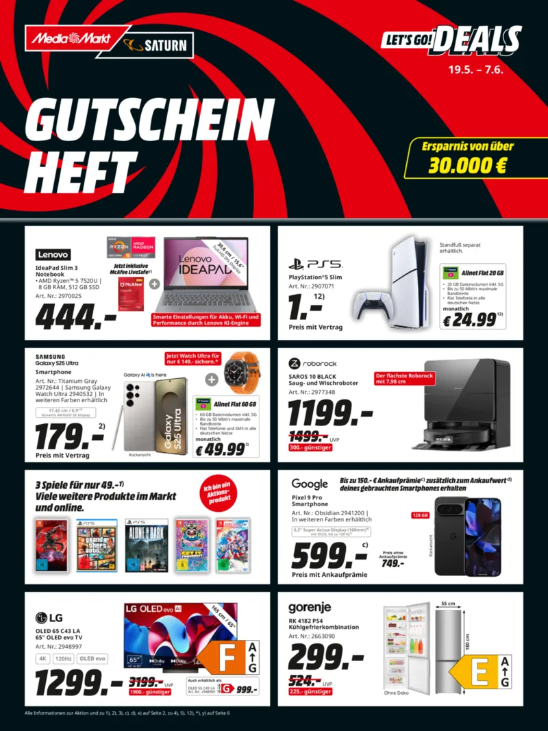 Media Markt Prospekt vom 19.05.2025, Seite 1