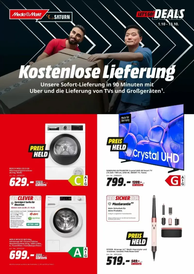 Media Markt Prospekt vom 01.10.2025, Seite 1