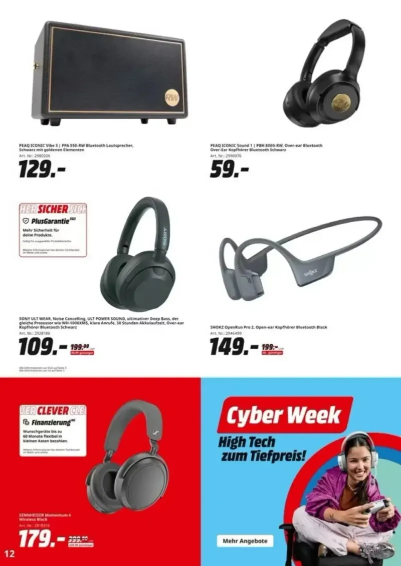 Media Markt Prospekt vom 01.12.2025, Seite 12