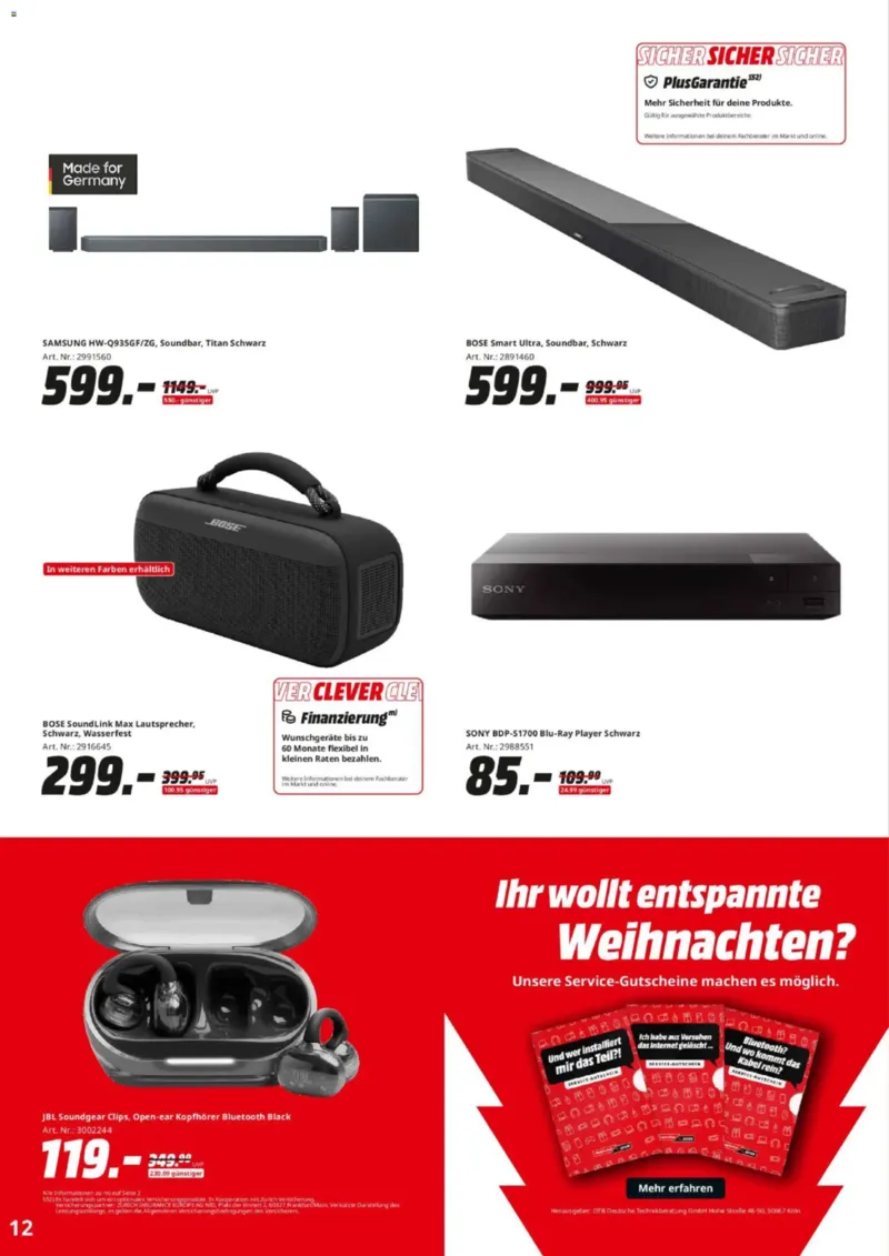Media Markt Prospekt vom 08.12.2025, Seite 12
