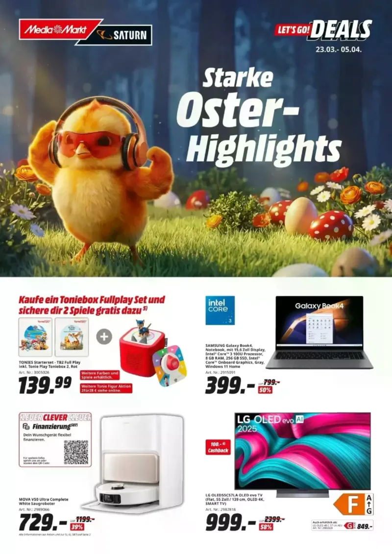 Media Markt Prospekt vom 23.03.2026, Seite 1