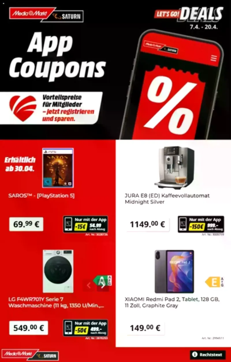 Media Markt Prospekt vom 07.04.2026, Seite 1