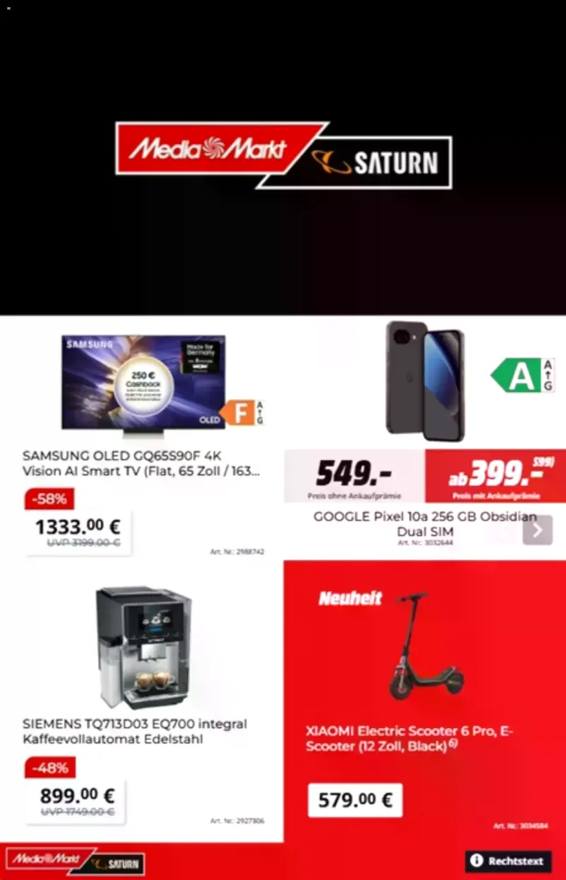 Media Markt Prospekt vom 21.04.2026, Seite 1
